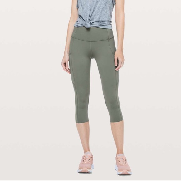 Lululemon Fast & Free Crop II 19” - Picture 3 of 5